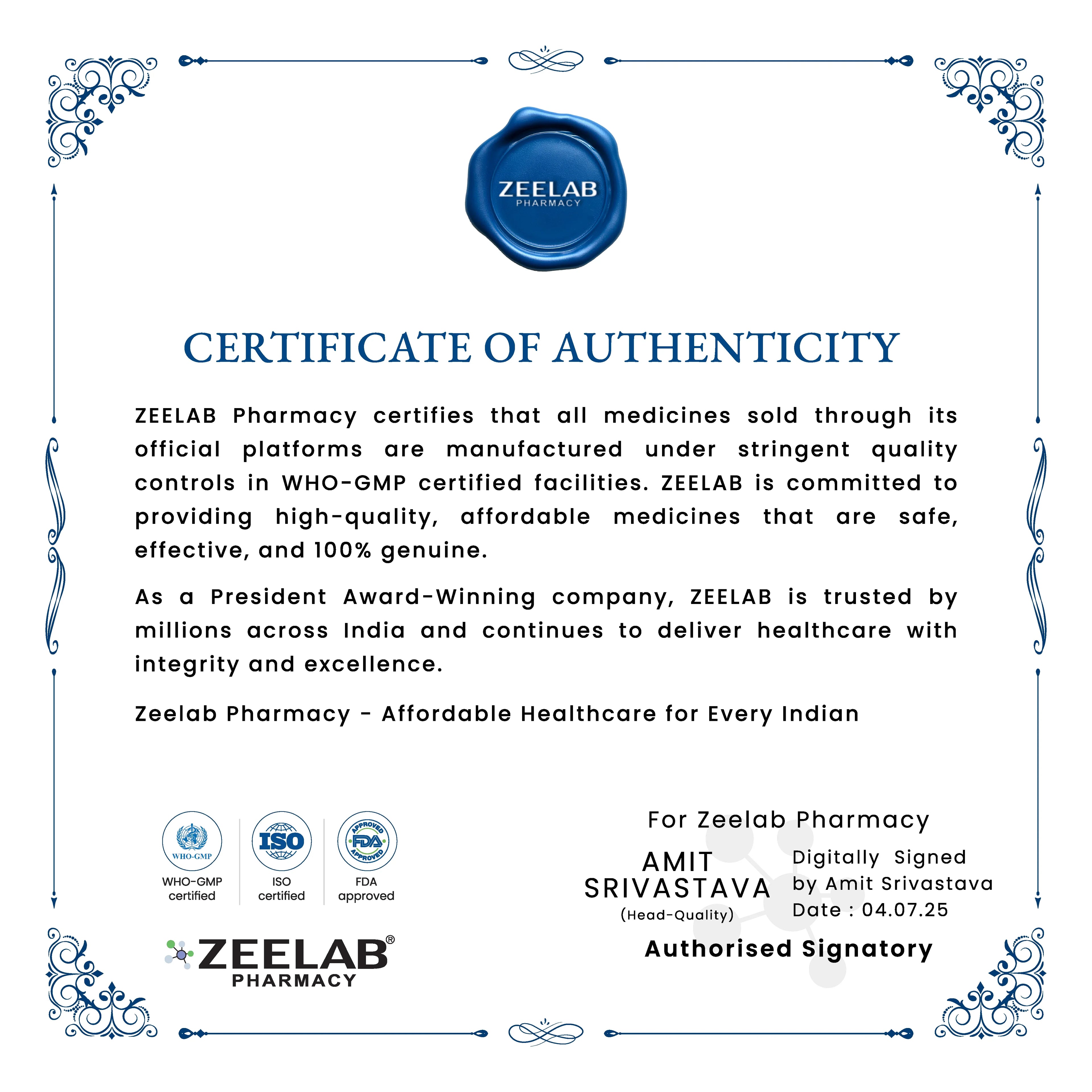 Da Zeagra Oil Expert Level | 100%