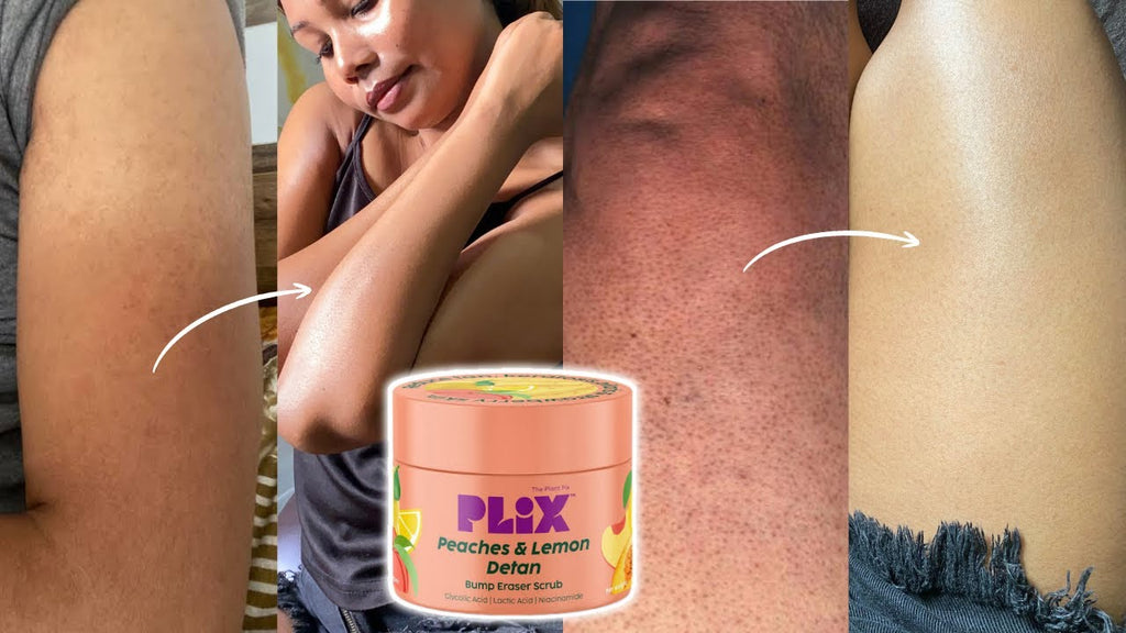 Peaches & Lemon Detan Bump Eraser Scrub for Tan Free & Brighter Skin