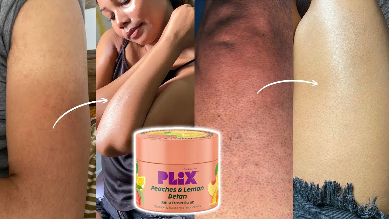 Peaches & Lemon Detan Bump Eraser Scrub for Tan Free & Brighter Skin