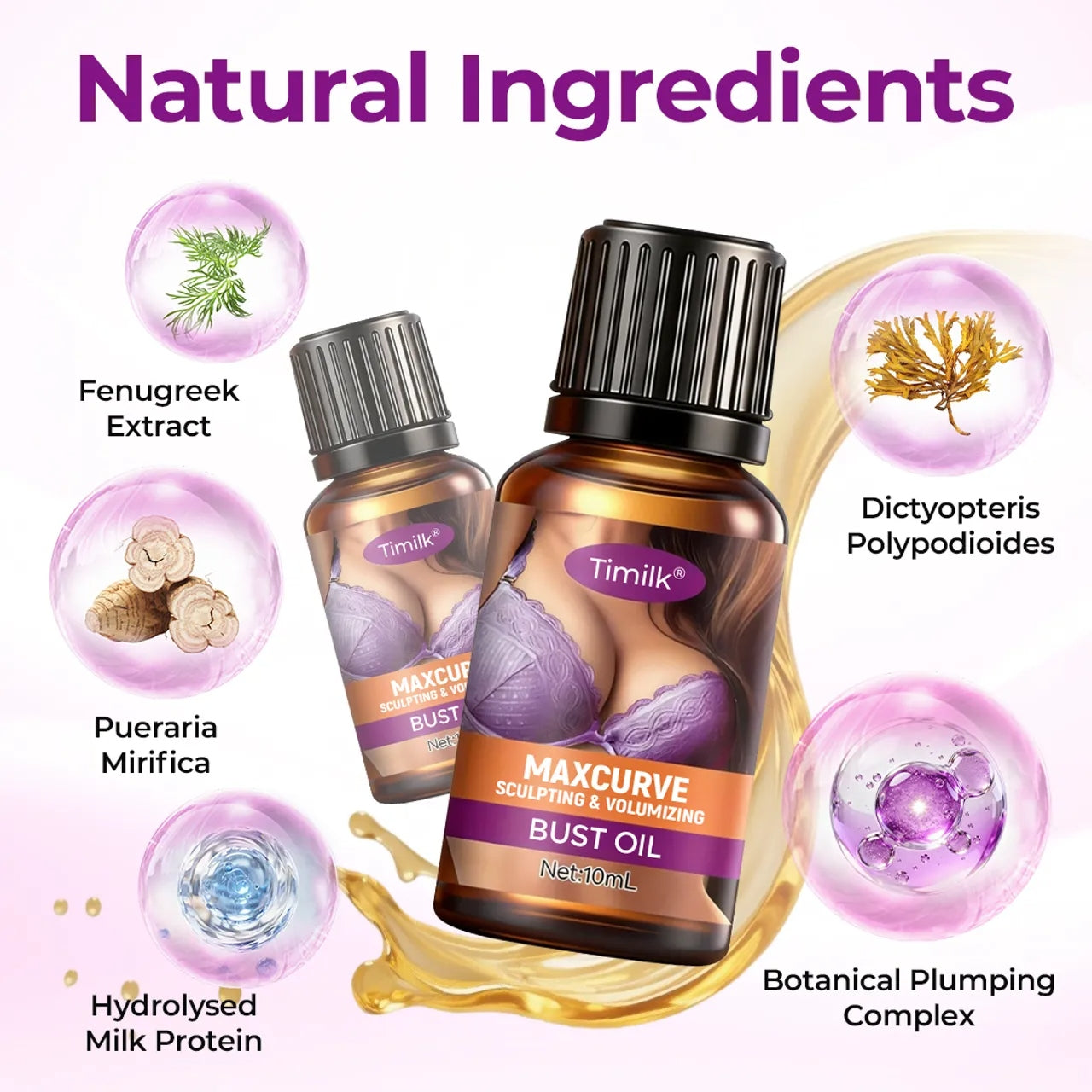 Timilk® MaxCurve Shaping & Volume-Boosting Breast Oil